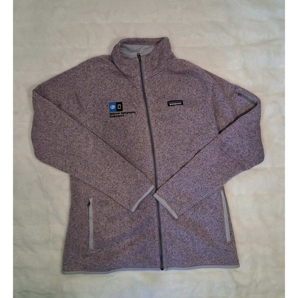Patagonia Better Sweater Full Zip Fleece Jacket Mens National Geographic Gray L